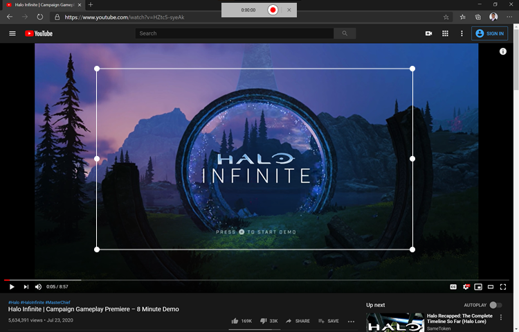 Video GIF Capture post-recording menu RecordingBB